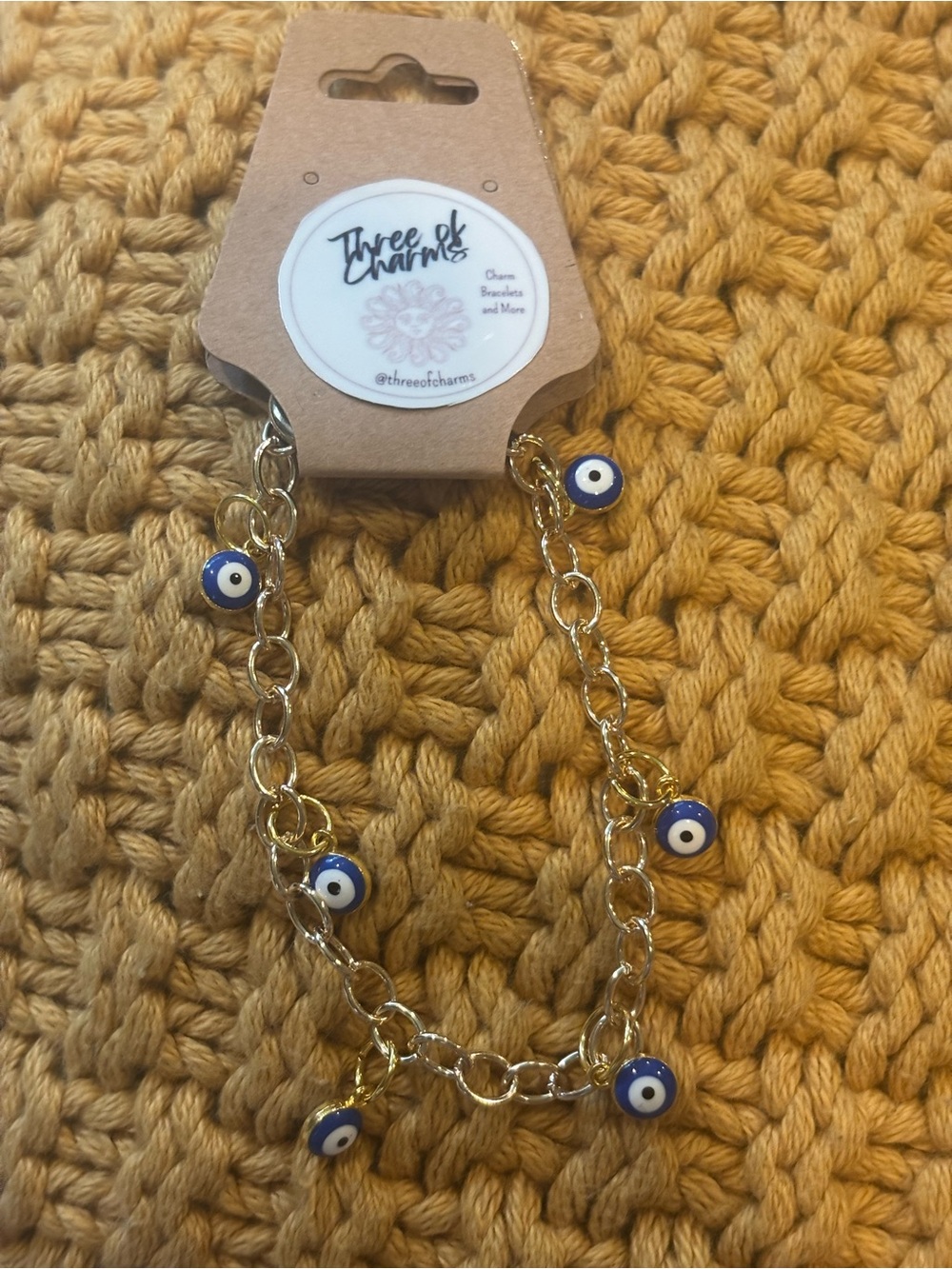 Handmade Evil Eye Charm Bracelet